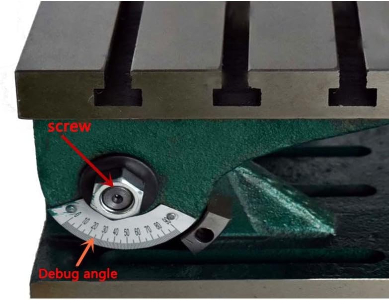 EVIKI Детайли инструмент за металообработващи машини Регулируем Ъгъл на Наклона на Въртене 90 Настолна Фреза Ъгъл Пробиване на Точност