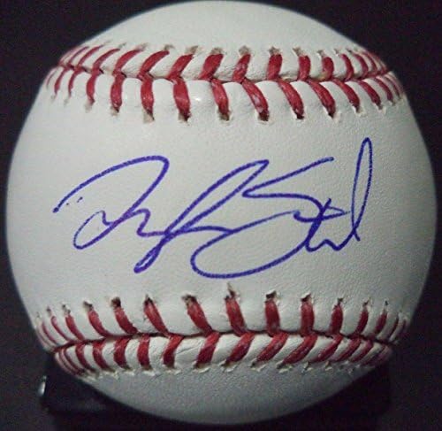 Тайлър Н Детройт Тайгърс, Подписано бейзболен топката Romlb с автограф W / coa - Бейзболни топки с автографи
