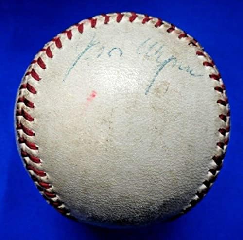 Астрос Джим Уин 3 ЧАСА В Една игра, играта Използва Бейзбол С Подпис 1967, Пълно Писмо JSA - играта Използва Бейзболни Топки