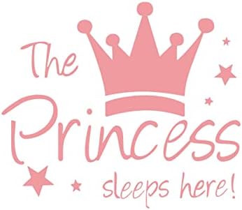 Подвижни Стенни Стикер Принцеса под формата на Короната, Стенни Стикер, Интериор на Спални за Момичета, Художествена Стикер за Детска Стая, Бижута за Спални и Стени