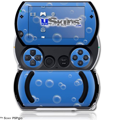 Bubbles Blue Кожи в стил прозорец винетка (подходящ за Sony PSPgo)