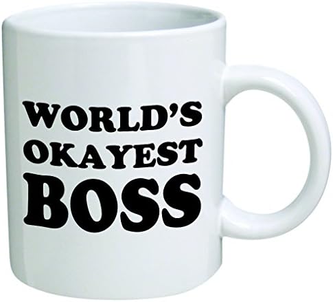 Най-добрата в света кафеена чаша Boss Coffee Mug - Чаша с обем 11 Грама - Чудесен мотивирующий И Вдъхновяващи подарък за офис от Go Banners