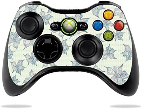 Кожата MightySkins Съвместими с корпуса на контролера на Microsoft Xbox 360, амбалажна Хартия, Стикер, Скинове 3D Цветове