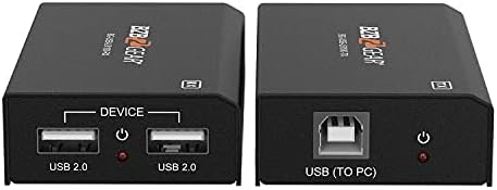 Удължител BZBGEAR BG-USB-LR100 USB 2.0 в един единствен кабел Cat5e/6/7 дължина до 330 фута