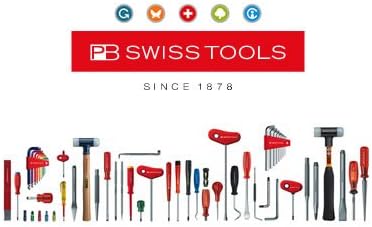 PB Swiss Инструменти 1/4 Прецизна дюза за електрически инструменти с нанопокрытием за винтове с пазом Pozidriv, с цилиндрична форма, Размер 1