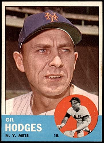 1963 Topps 245 Гил Hodges Ню Йорк Метс (Бейзболна картичка), Ню Йорк Метс/MT Метс