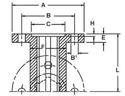 KB26 Ametric Metric ротори имат ръкав тип B, профил KN 26x32, стомана C1045, DIN 5463, 70 мм (A) външен диаметър 56 mm (B) Обиколката