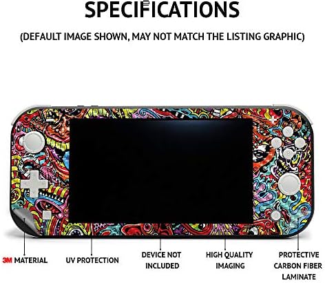 Обшивка MightySkins от въглеродни влакна, съвместими с Nintendo Switch OLED - Weed | Защитно, Здрава Текстурирани покритие от въглеродни