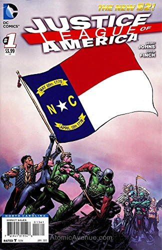 Лигата на справедливостта на Америка (3-та серия) #1B (на 34-та) VF / NM ; комиксите DC