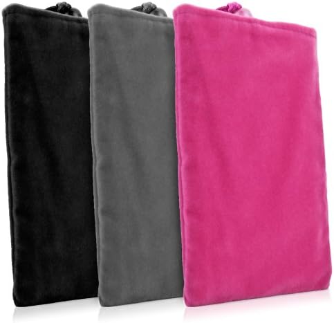 Калъф BoxWave, който е Съвместим с Game Детски GKD Plus - Кадифена торбичка, калъф от мека велюровой плат с завязками за Игра Детски GKD Plus - Cosmo Pink