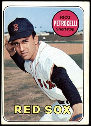 1969 Топпс # 215 Рико Петрочелли на Бостън Ред Сокс (Бейзболна картичка) VG/БИВШ Ред Сокс