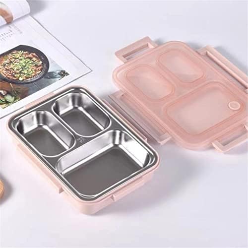 PDGJG Обяд-кутия от неръждаема стомана разделительный обяд-бокс за възрастни микровълнова печка офис работник обяд-бокс-кухненски принадлежности