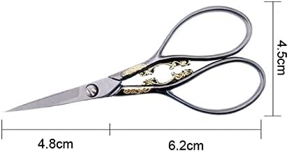 Ножици за бродиране LYK, 1 бр., Европейски Реколта ножици за бродерия на цветя от Неръждаема Стомана, Шевни ножици, инструменти за diy,
