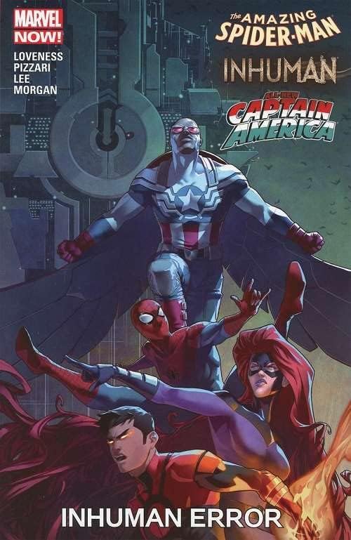Невероятен Човек-паяк /Бесчеловечный / Напълно нов Капитан Америка TPB #1 VF / NM ; Комиксите на Marvel | Бесчеловечная грешка