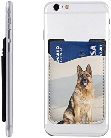 GAGADUCK Куче Немска Овчарка Лигав Джоб За Телефон Мобилен Телефон Стикер На Картата Чантата си Ръкав Притежател на Кредитна Карта за самоличност е Съвместим с Повече?