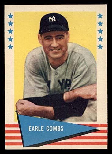 1961 Fleur # 17 Ърл Гребени на Ню Йорк Янкис (Бейзболна картичка) EX/MT йорк Янкис