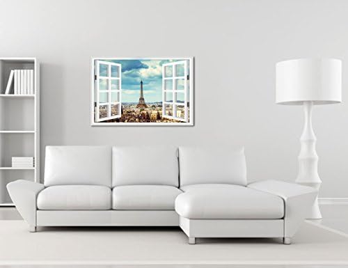 VVOVV Стенен декор - Париж-Айфеловата Кула, Плакат, Художествена печат върху платно, Винтажное Градски сграда в Париж, Франция, Живопис,