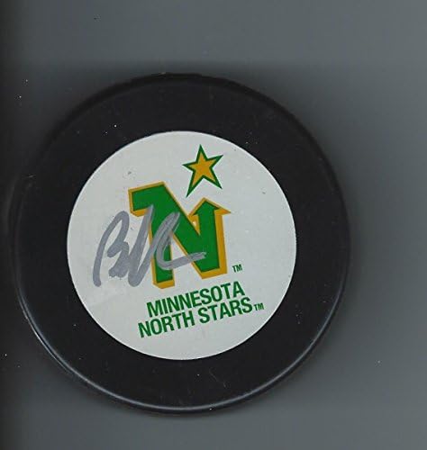 Боб РОУЗ подписа шайбата МИНЕСОТА НОРТ СТАРС - за Миене на НХЛ с автограф