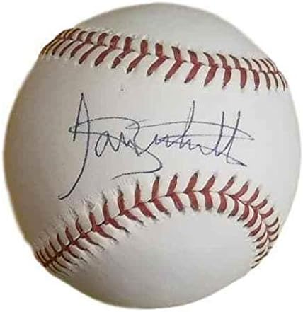 Данте Бишетт С Автограф /с Автограф Colorado Rockies OML Baseball JSA 14453 - Бейзболни топки с автографи