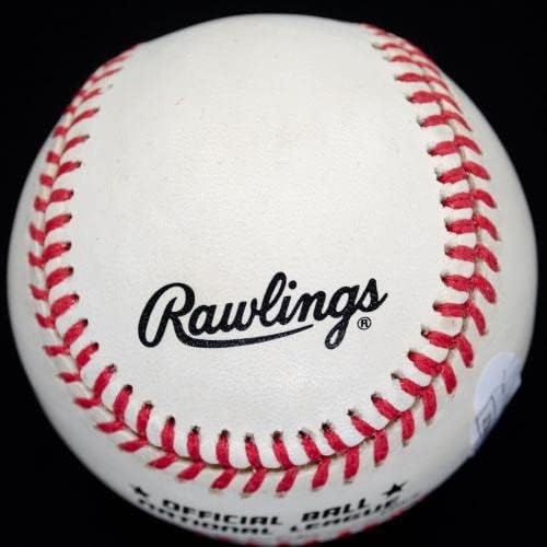 Грег Мэддукс подписано споразумение ONL Baseball JSA с Автограф #58496 - Бейзболни топки с автографи