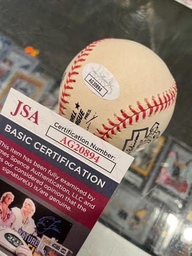 Стенли Док Глен Старс Негритянские лига Джаки Робинсън Подписа Бейзболни Jsa - Бейзболни топки с автографи
