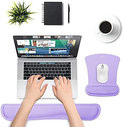Калъф за лаптоп MOSISO, Съвместим с MacBook Air / Pro, Лаптоп 13-13,3 инча, Съвместима с MacBook Pro 14 инча, Поставка за китката за подложка за мишка и набор от клавиатури и неопреновая ?
