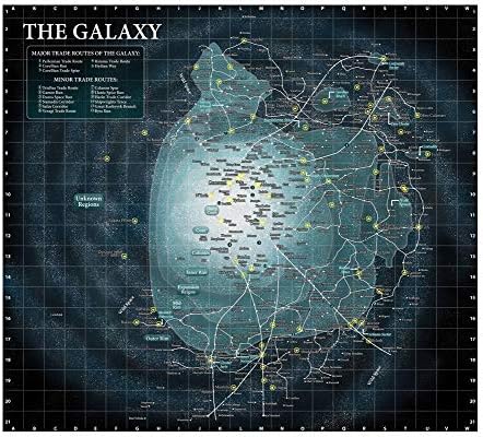 Карта на Галактиката Плакат Стенен Декор Художествена Печат 24x24 Инча Фотохартия Материал Потребителски Плакат
