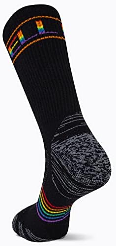 Мъжки и женски Вилно Вълнени Туристически чорапи Merrell с зональной възглавница - 1 Двойка В опаковка-Дишаща супинаторная подкрепа Унисекс