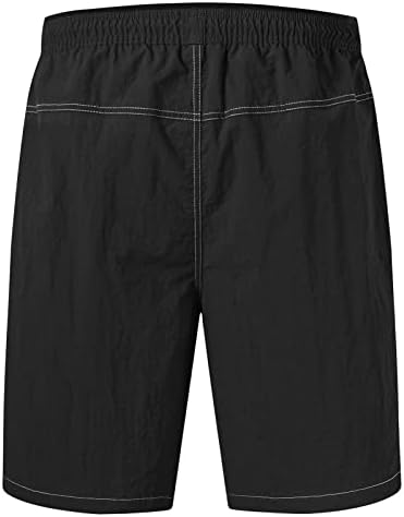Мъжки бански BASUDAM, Плажни къси панталони с джобове за Бързо Изсушаване, с Вкара Подплата