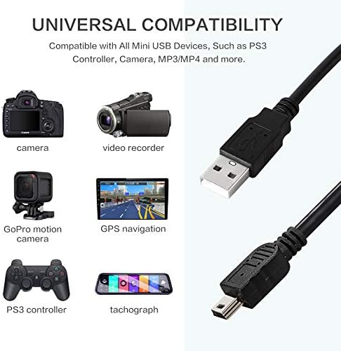 Inovat USB2-A-MB-25ST, Висококачествен 25-крак 5-пинов USB-кабел USB 2.0 A-Mini Б.