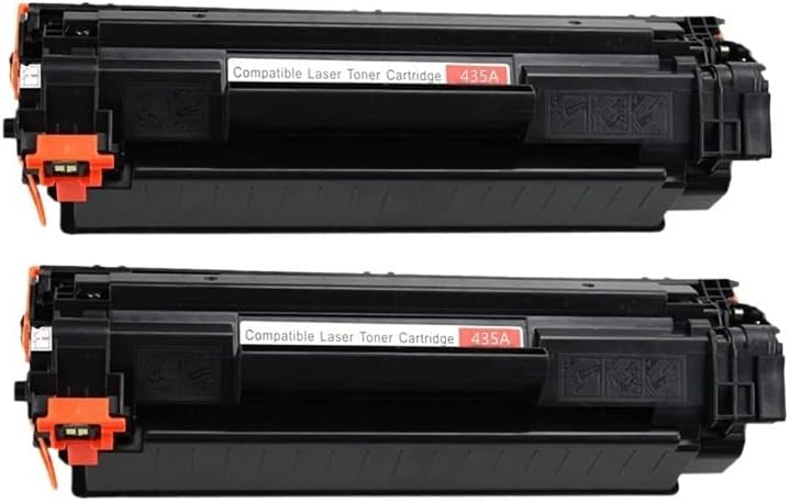 OEM 2 бр. Съвместим тонер касета CB435A 35A 435 435a за HP 435a за принтери HP Laserjet P1005 P1006 Подмяна (Цвят: 2 бр.)