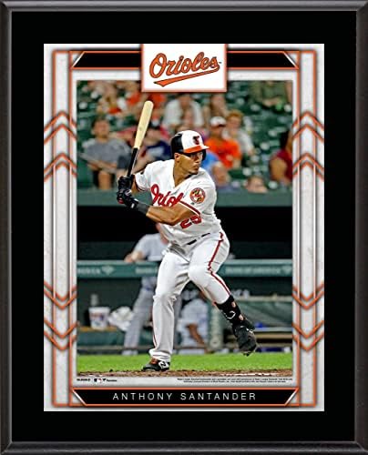 Сублимированная табела играч Anthony Santander Baltimore Orioles размер на 10,5 x 13 инча - указателни Табели играчи от MLB и колажи