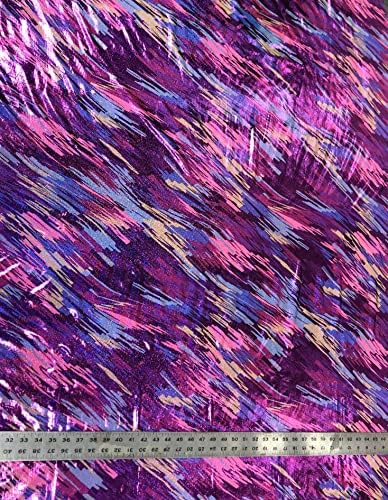Скок на цвета блестящ холограма на тъкан от полиестер и ликра двор или рулоном