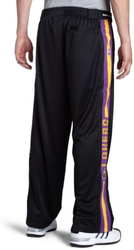 Панталони НБА Лос Анджелис Лейкърс с черно-Лилава цифров панел