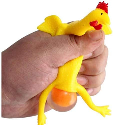 YOYOSTORE 16 см Забавни Меки Играчки Пиле и Яйца Облекчаване на стреса
