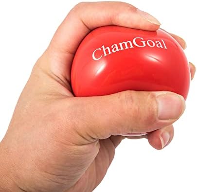Набор от утяжеленных топки ChamGoal от 6 опаковки с 2.8 , тренировъчните топки за бейзбол и софтбол, обвивка от PVC, пълнеж от железен