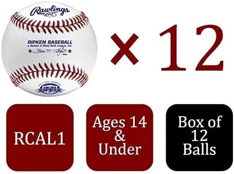 Бейзболни топки Rawlings | Cal Ripken | Състезателен клас | RCAL1 | Младежки / 14U | Няколко възможности за броене на