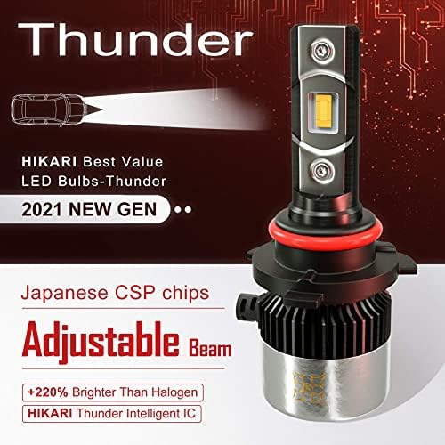 Hikari Advanced Custom, Комбиниран Набор от led светлини H11/H8/H9 9005/HB3, + Допълнително Нощно виждане, ultra-висока яркост,