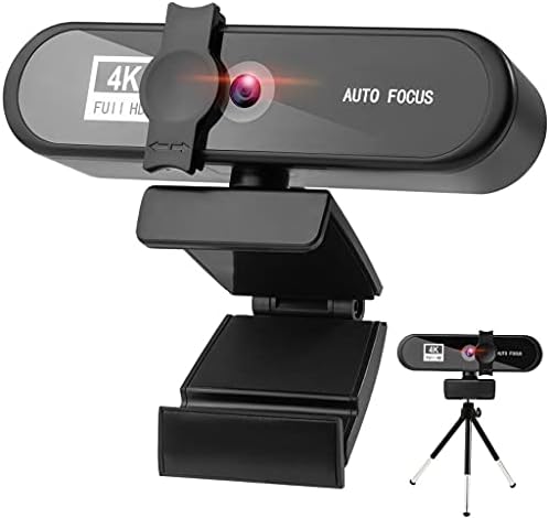 LMMDDP Уеб камера 2k 4k 1080p Пълна уеб-камера с микрофон USB Уеб Камера за КОМПЮТЪР, Компютърна Видео Камера Мини 4k (Размер: ХХХ-Large)