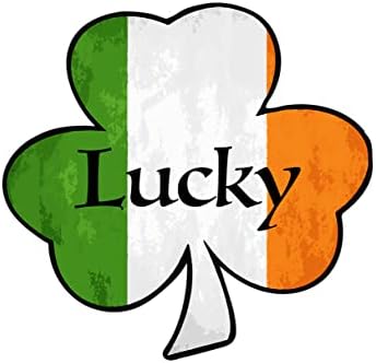 Стикер WickedGoodz Лъки Shamrock - Ирландската Стикер на Бронята - за Преносими компютри, Тумблеров, Прозорци, Автомобили, Камиони, Стени