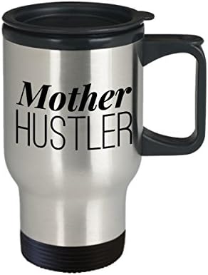 Mother Hustler Cup Пътна чаша за Жените Мотивационен Подарък за Печелене на Пари