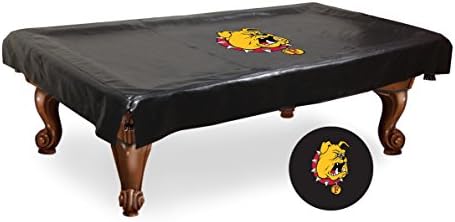 Черно винилови настилки Бильярдного масата Ferris State Bulldogs HBS (98 x54x12)