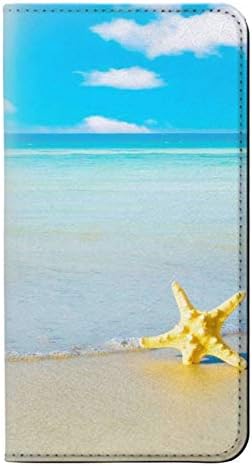RW0911 Отпуснете се на плажа, калъф-награда от изкуствена кожа с панти капак за Samsung Galaxy S21 Plus 5G, Galaxy S21 + 5G
