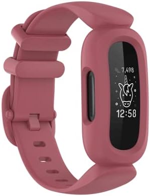 Ybludiy е Съвместим с Fitbit Ace 3 Каишка за ръка за деца, Меки Аксесоари с Флорални Принтом, Сменяеми каишки за Fitbit Ace 3 Момчета