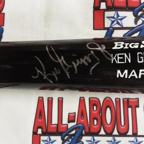 Ken Griffy Автентичната Подписан от Прилеп в стил Pro С Автограф от JSA/LOA - прилепи MLB С автограф