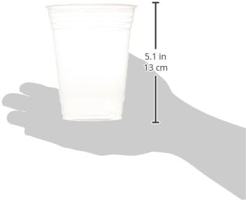 SOLO Cup Company - пластмасови чаши за студени напитки, 100 маркови за партита, 16 мл, прозрачни, 100 броя в опаковка
