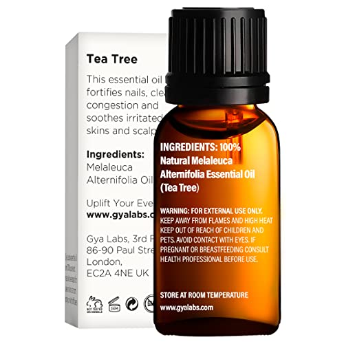 Набор от масла от чаено дърво за кожата (30 мл) Масло от Чаено дърво за кожата (10 мл) - Набор от Етерични масла чисто Терапевтичен клас - Gya Labs