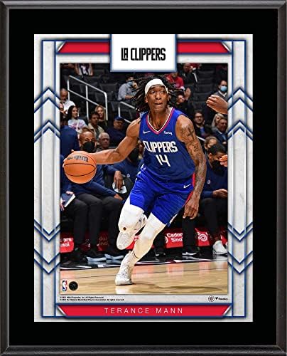 Плака играч на Лос Анджелис Клипърс Теренса Ман с размер 10,5 x 13 инча в Сублимированном формата - плакети и Колажи отбори в НБА