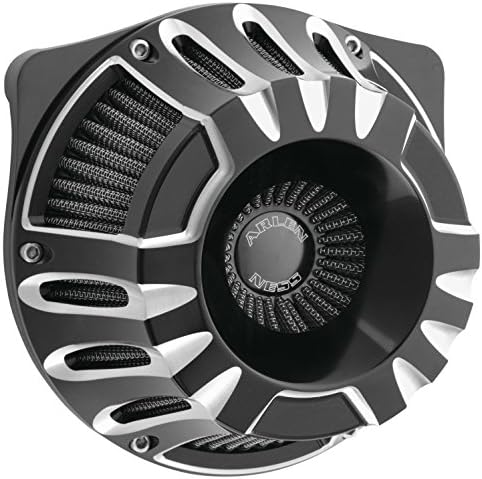 Комплект воздухоочистителей Серия Arlen Ness Inverted с дълбоко деколте в Черен цвят 18-917