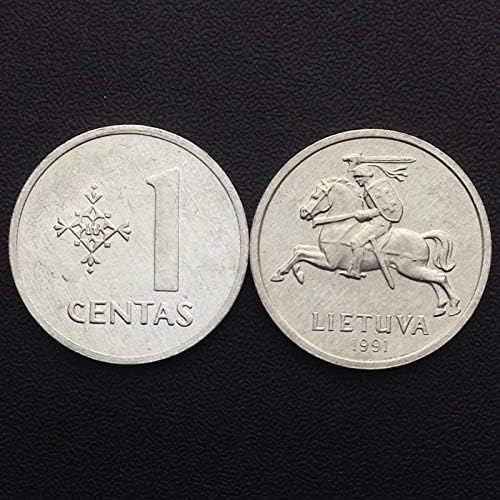 Литовските монети Възпоменателна монета в 1 Сантим 1991 KM85